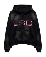 "LSD" Raglan Zip-Up