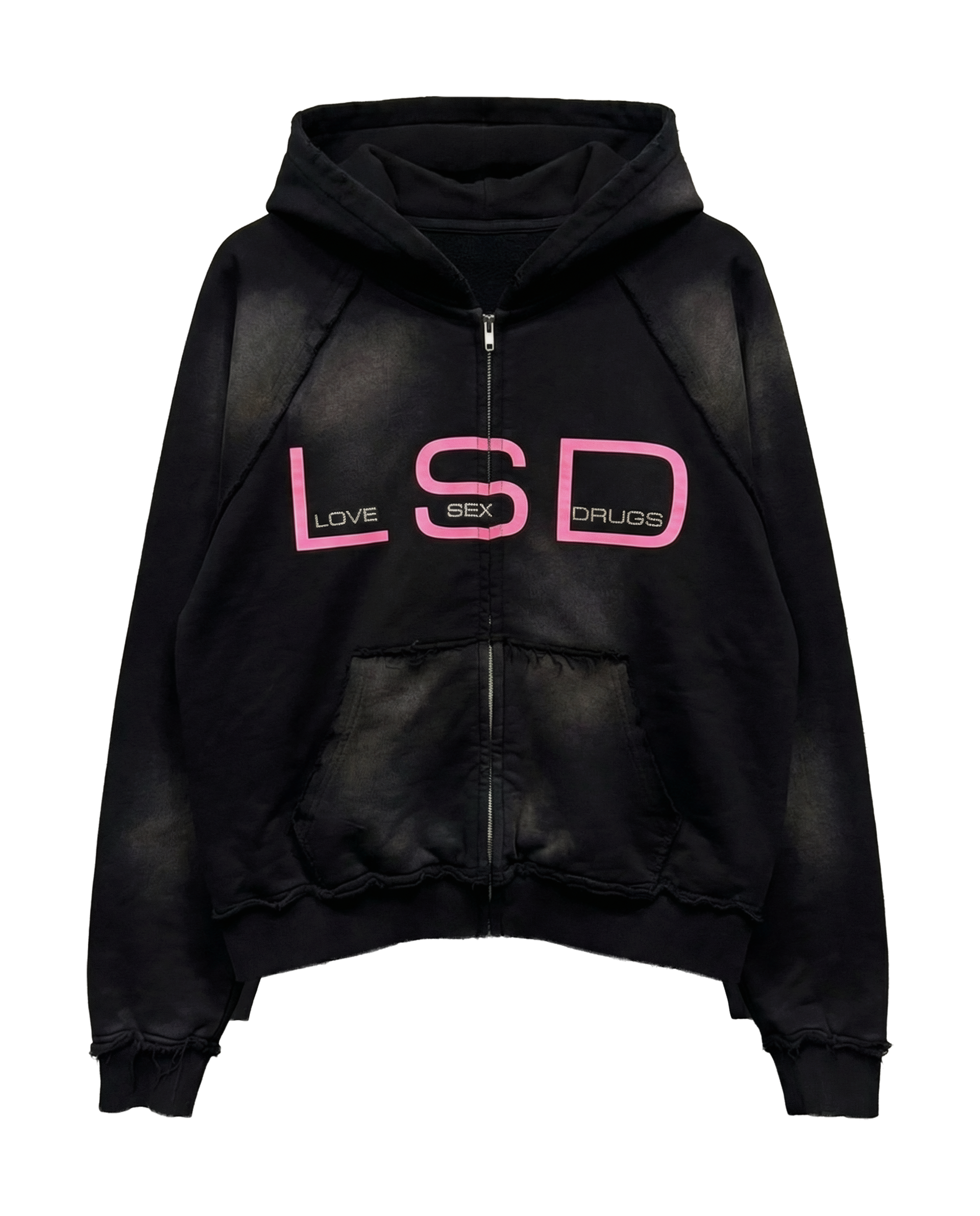 "LSD" Raglan Zip-Up