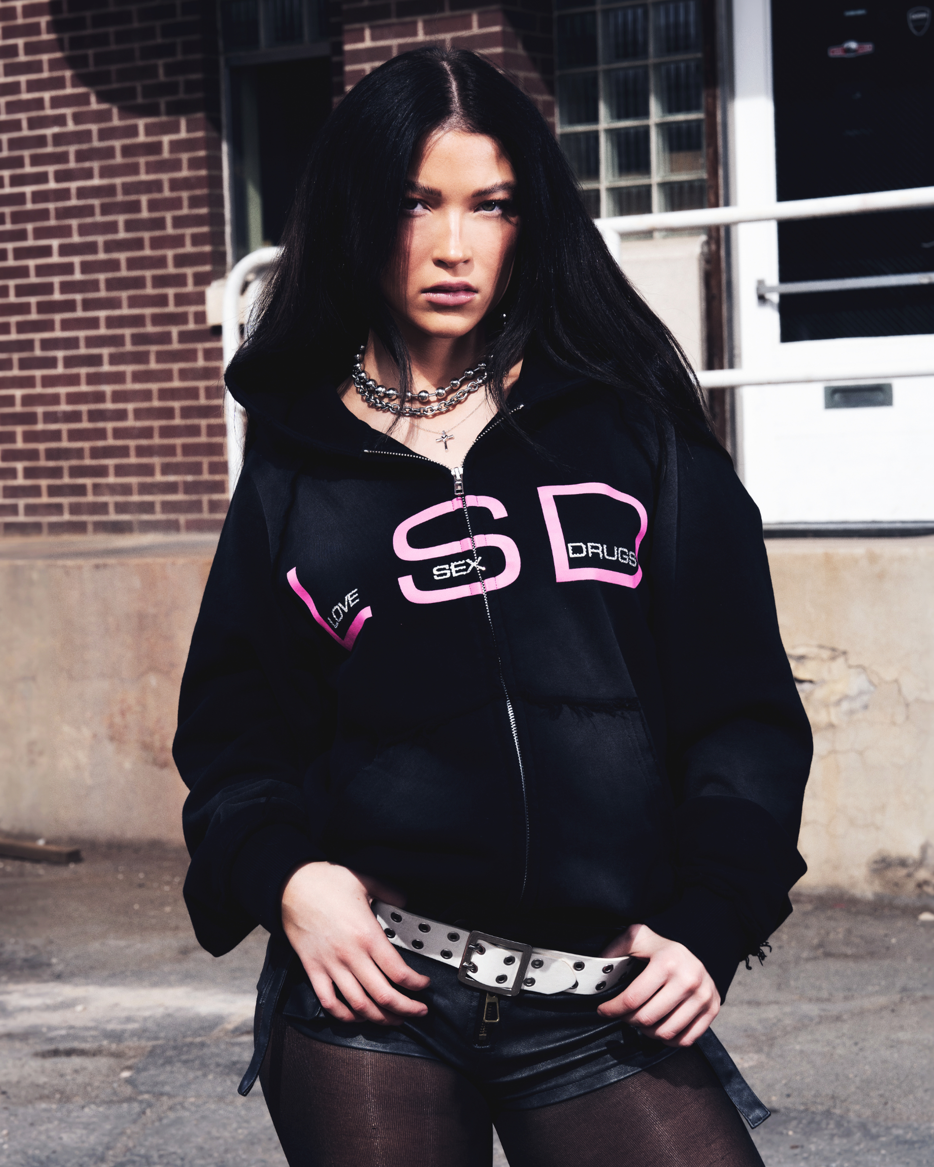 “LSD” Raglan Zip-Up + Tribal Hanger Bundle